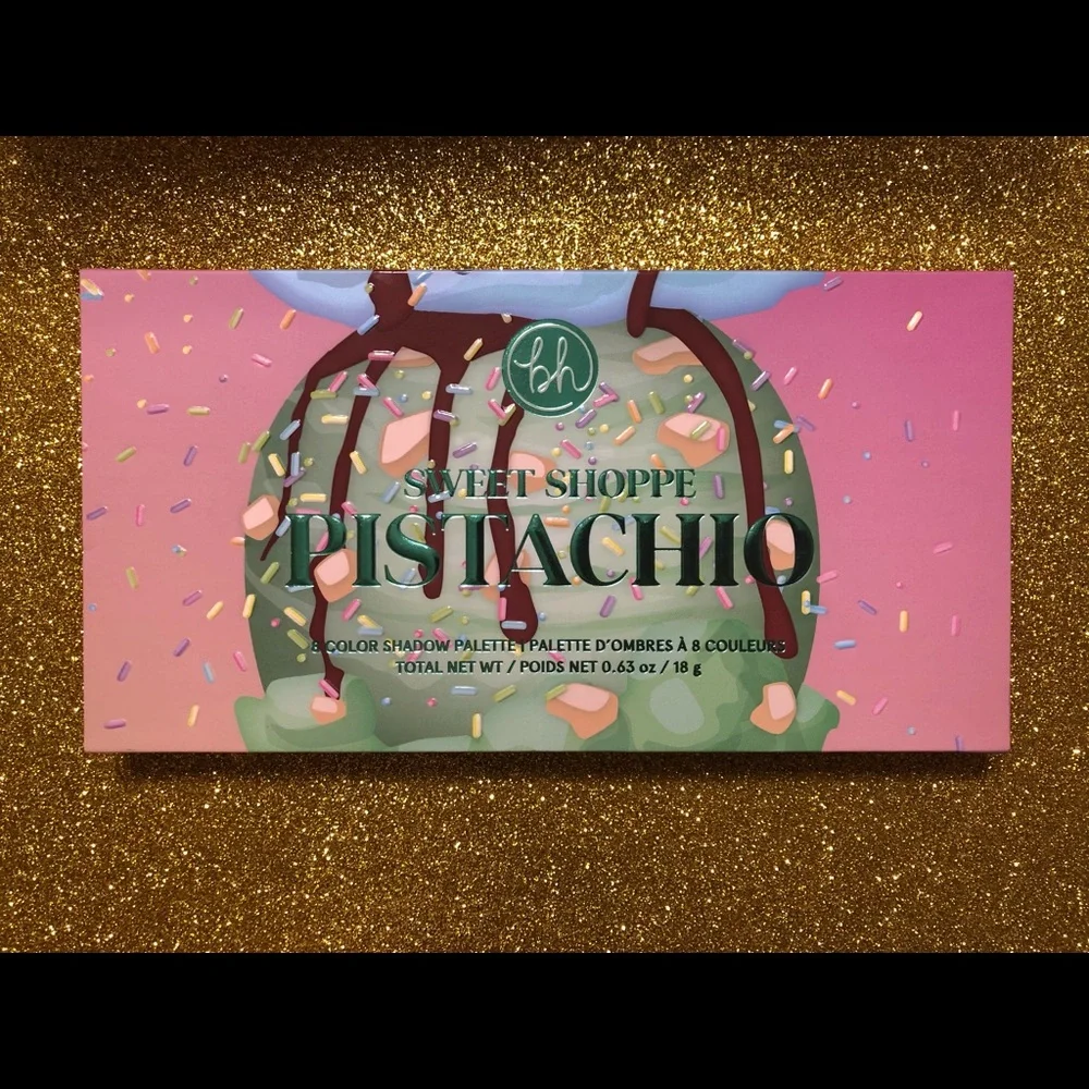 BNIB! BH Cosmetics Sweet Shoppe PISTACHIO 8 Color Shadow Palette 🎨 💚💚💚